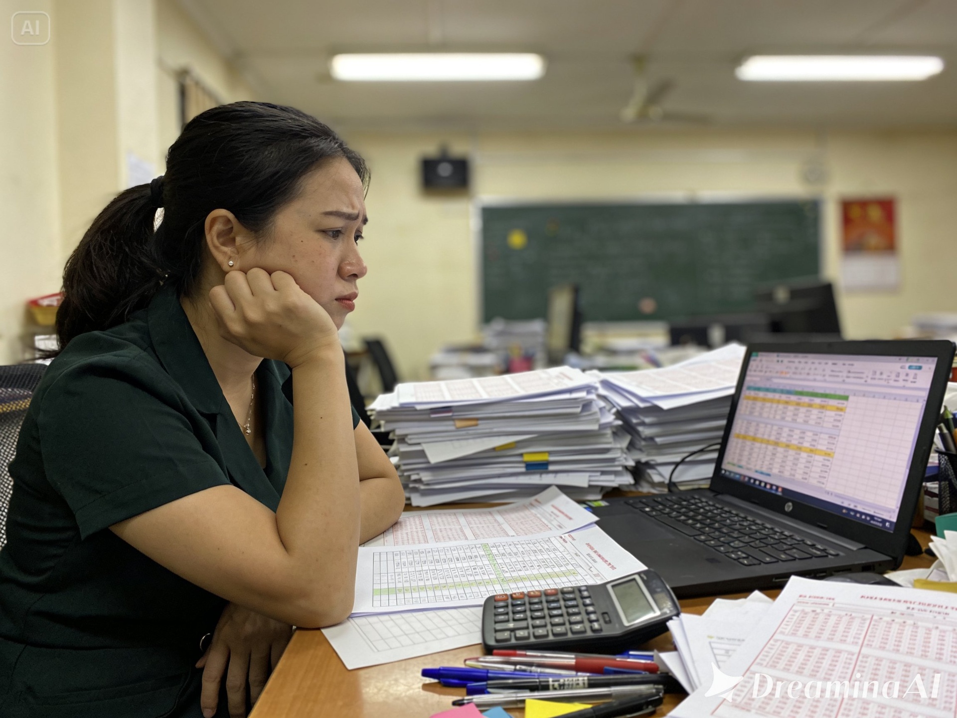 Giáo viên mệt mỏi với sổ sách thủ công